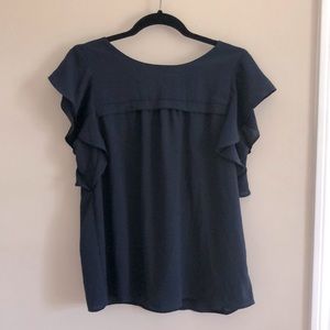 Navy blue blouse